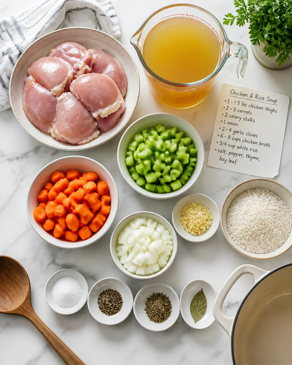 Crock Pot Chicken and Rice Soup