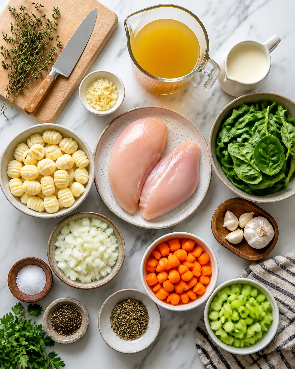 Crock Pot Chicken Gnocchi Soup
