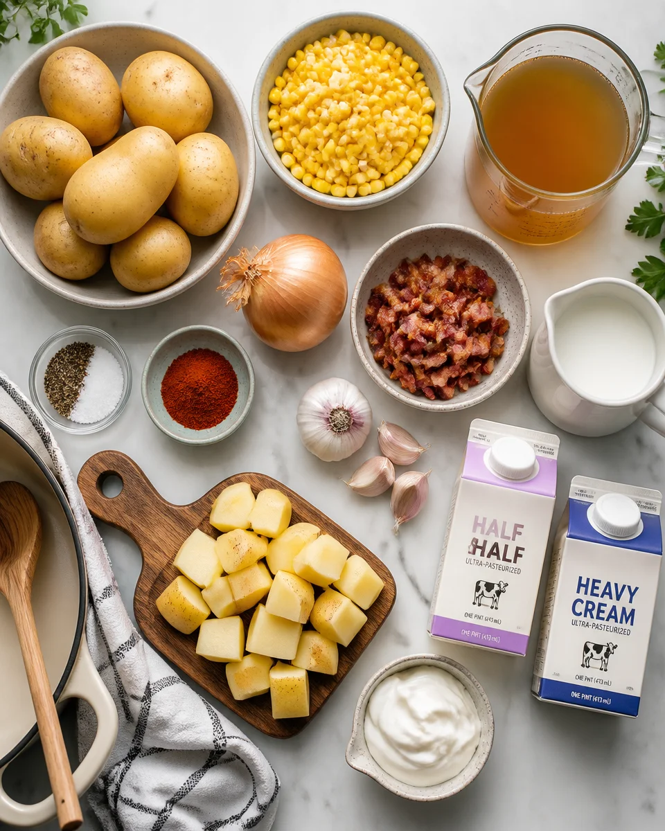 Crock Pot Potato and Corn Chowder