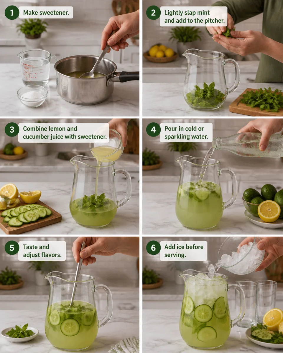 Cucumber Mint Lemonade
