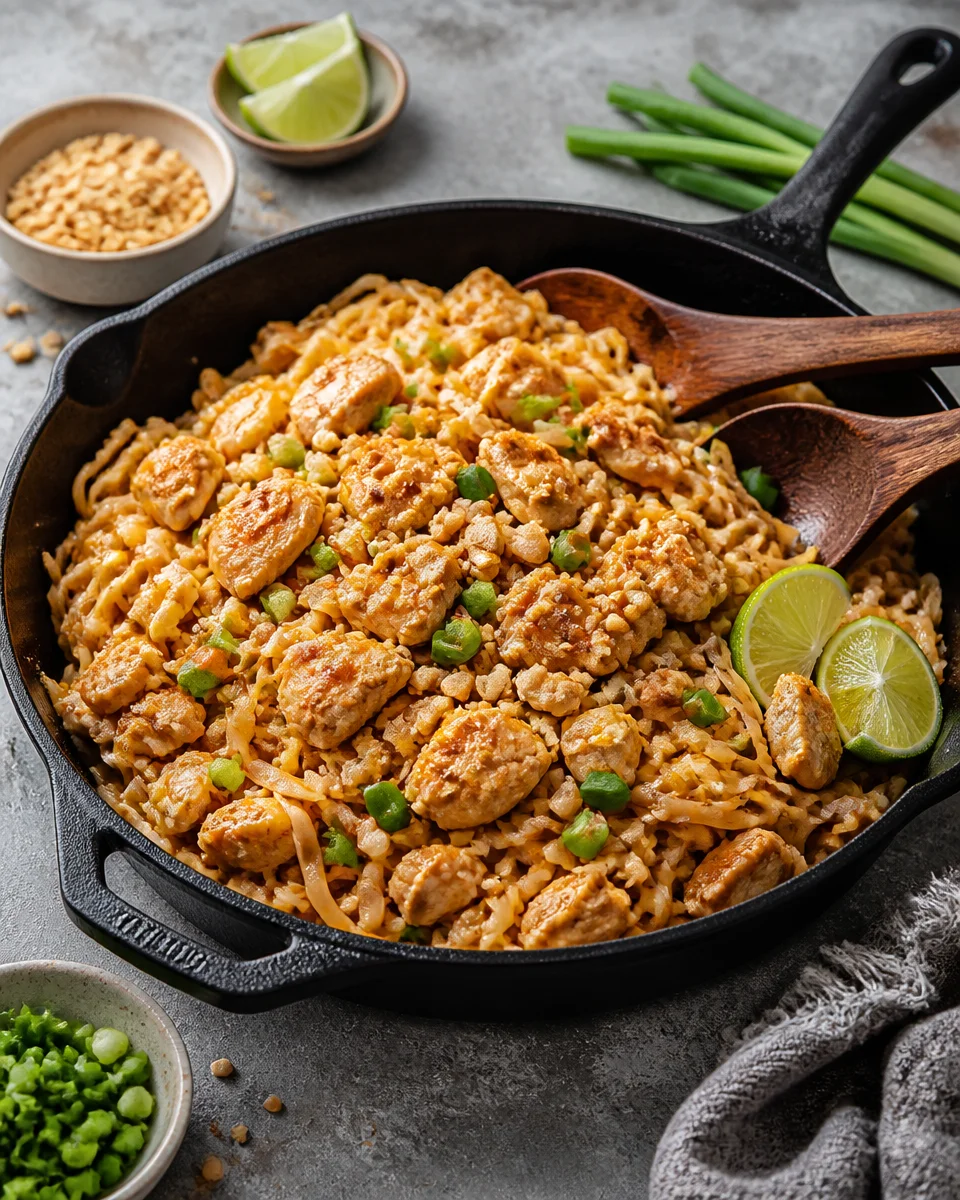 Easy Pad Thai with Chicken