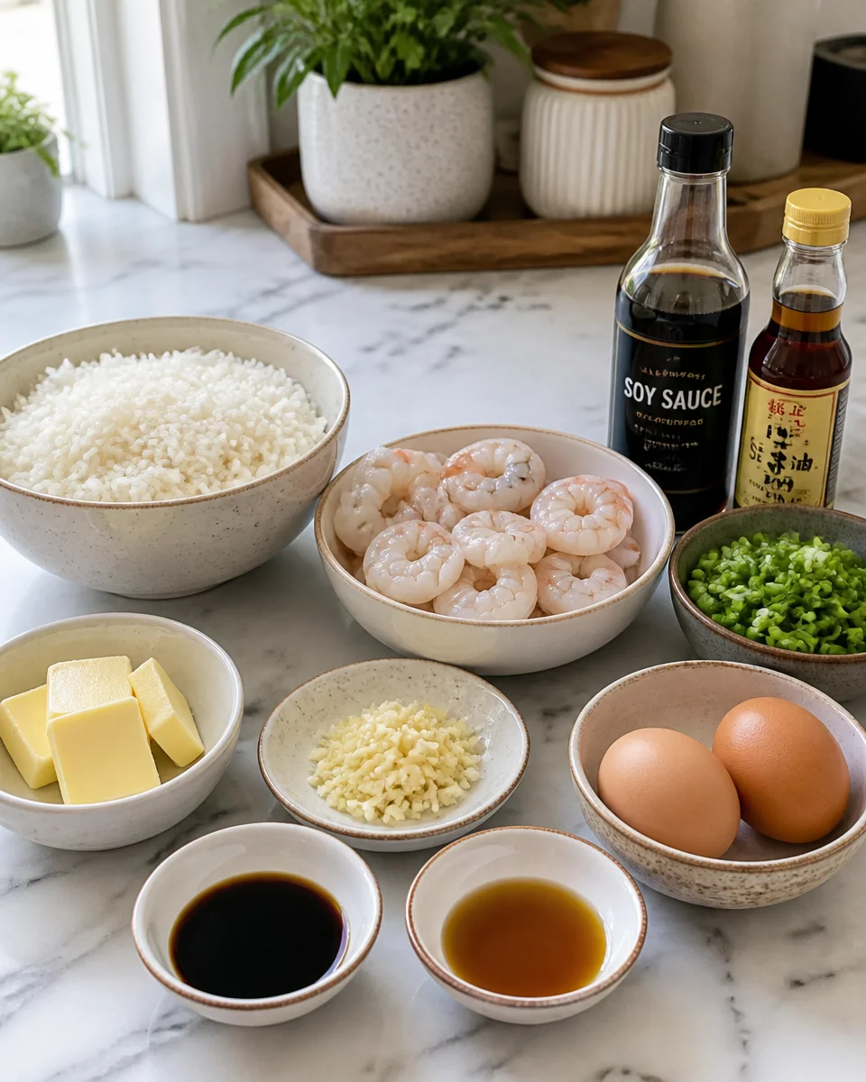 Garlic Butter Shrimp Fried Rice