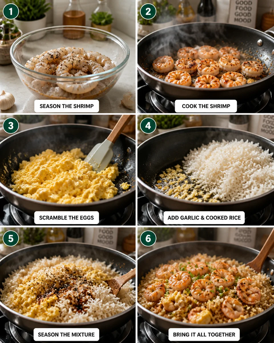 Garlic Butter Shrimp Fried Rice