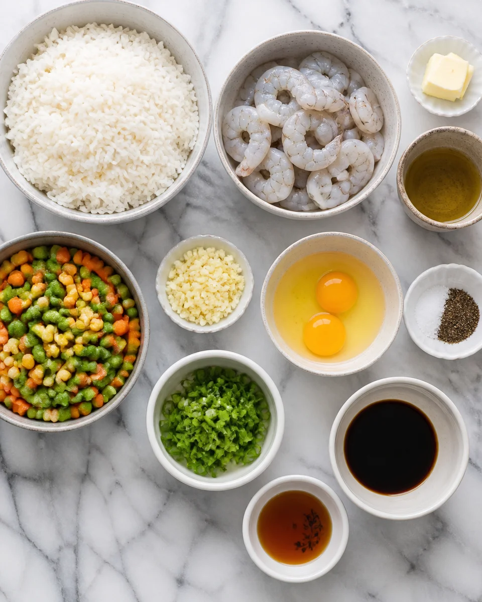 Garlic Butter Shrimp Fried Rice