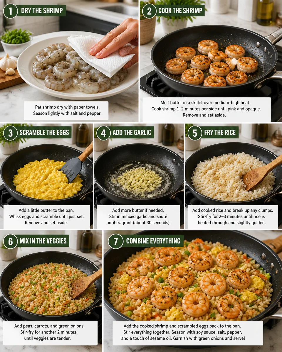 Garlic Butter Shrimp Fried Rice