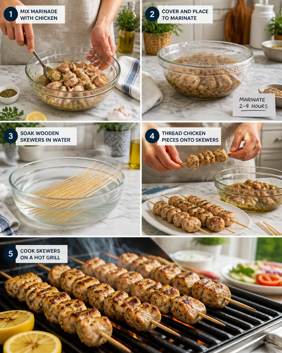 Greek Souvlaki Skewers