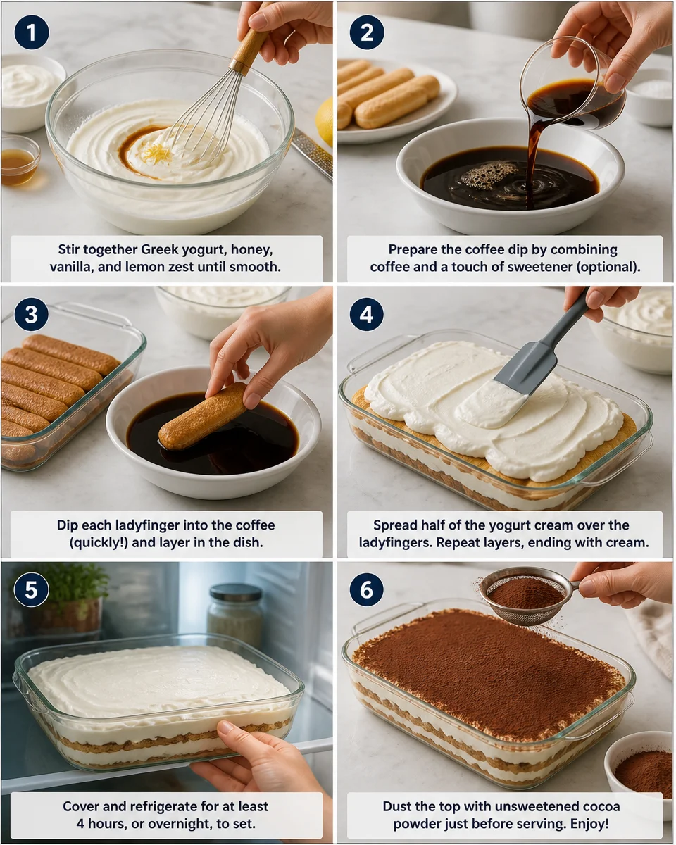 Greek Yogurt Tiramisu