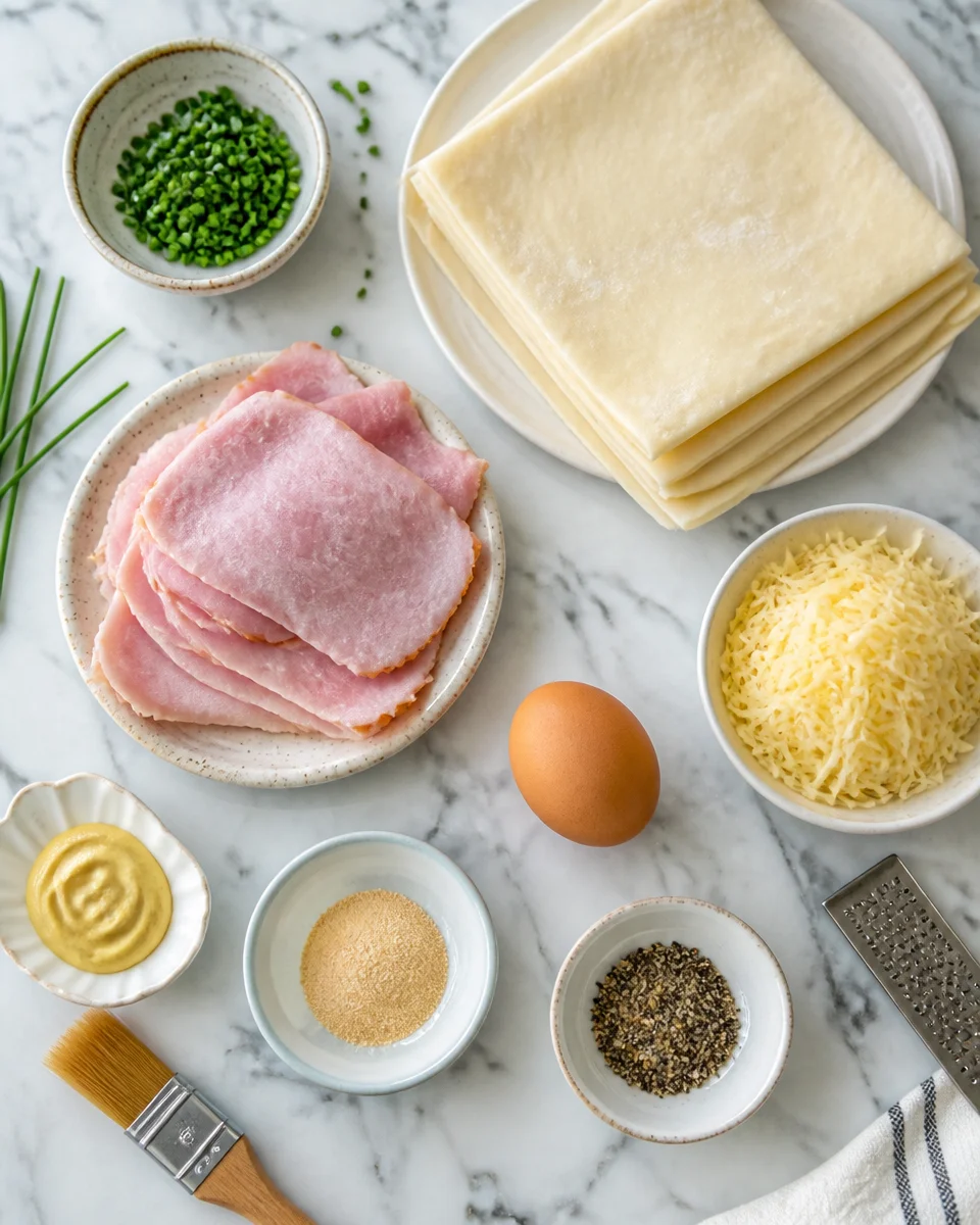 Ham and Cheese Breakfast Pinwheels