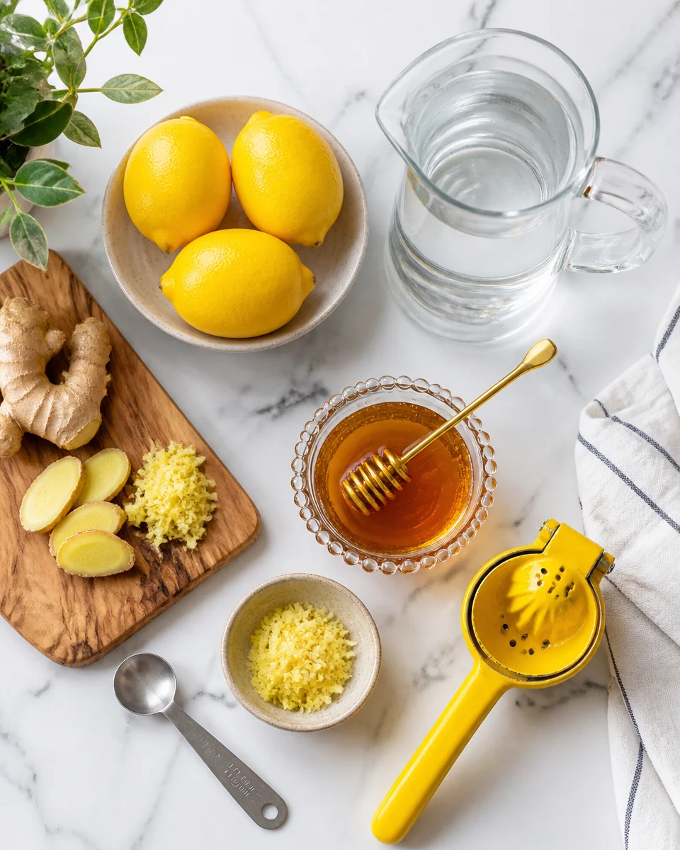 Honey Ginger Lemonade