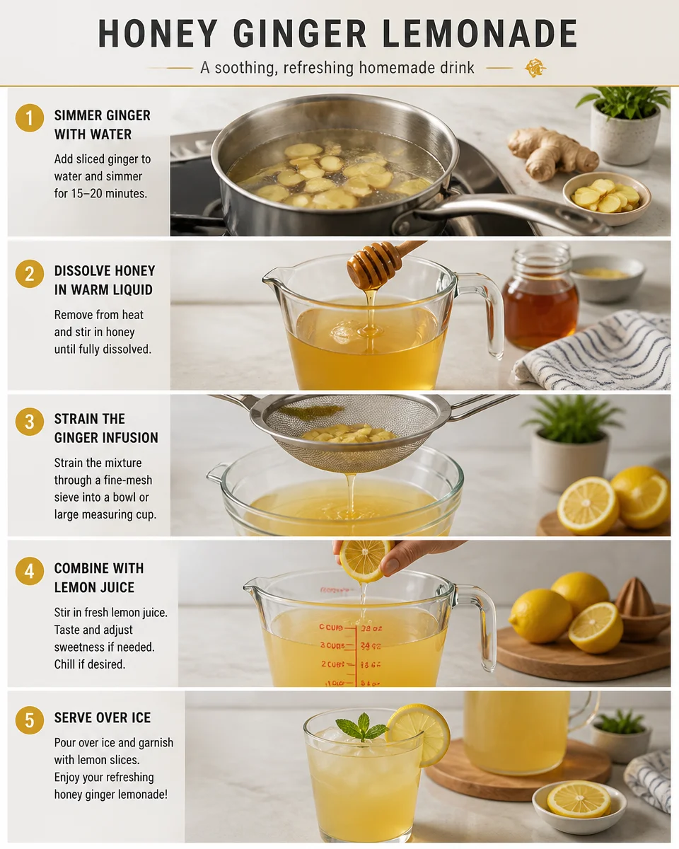 Honey Ginger Lemonade