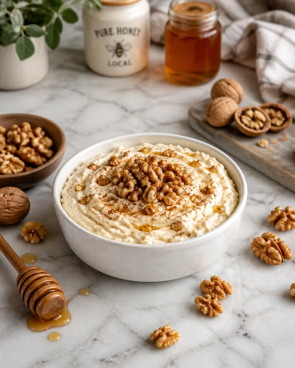 Honey Walnut Cream Cheese Dip
