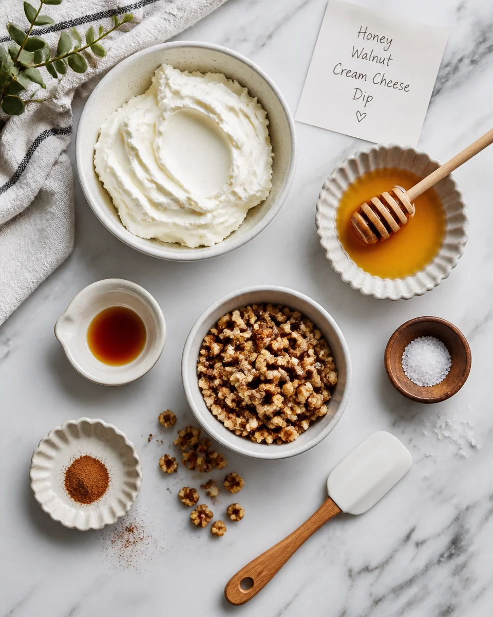 Honey Walnut Cream Cheese Dip