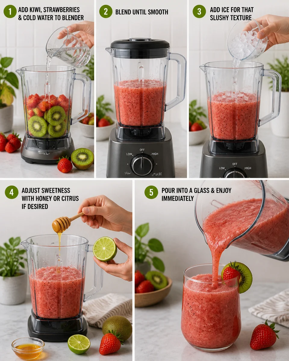 Kiwi Strawberry Slush