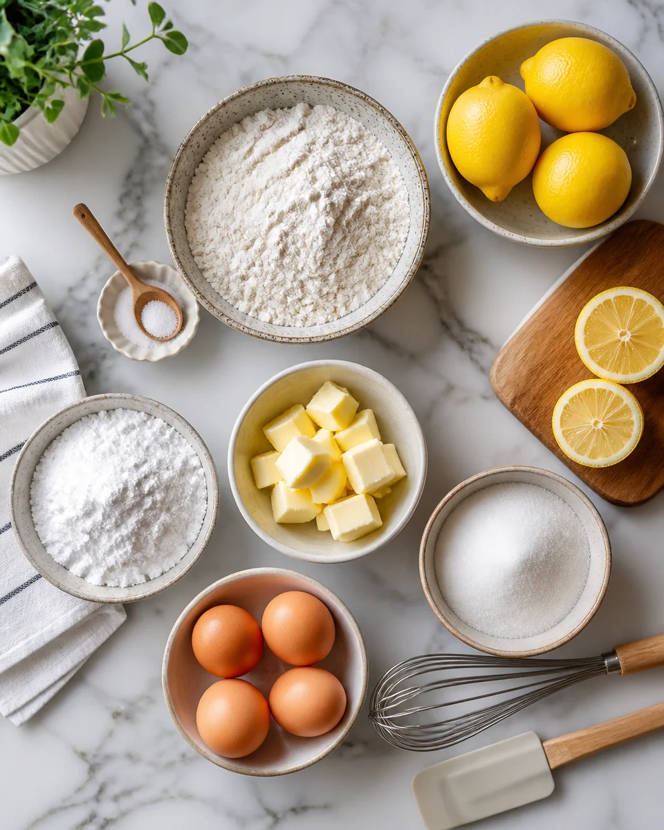 Lemon Bars with Shortbread Crust