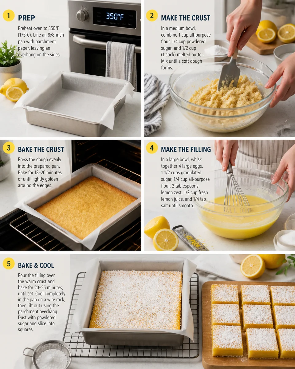 Lemon Bars with Shortbread Crust