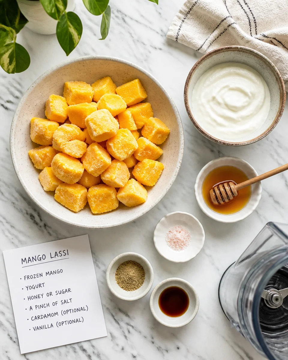 Mango Lassi (Frozen Dessert Version)