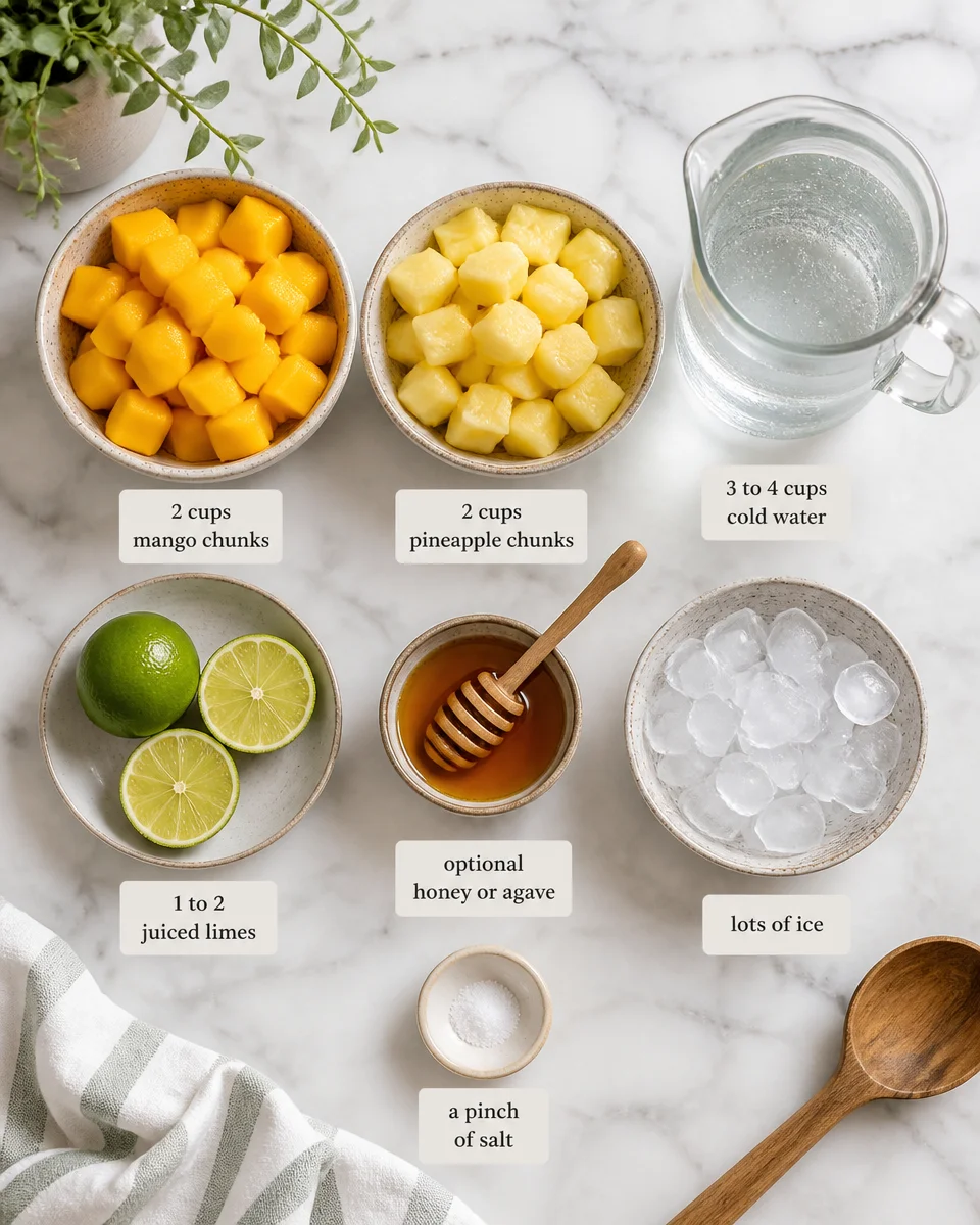 Mango Pineapple Agua Fresca