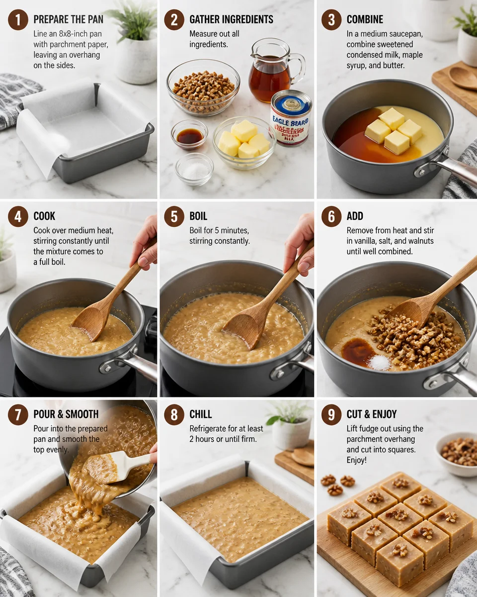 Maple Walnut Fudge