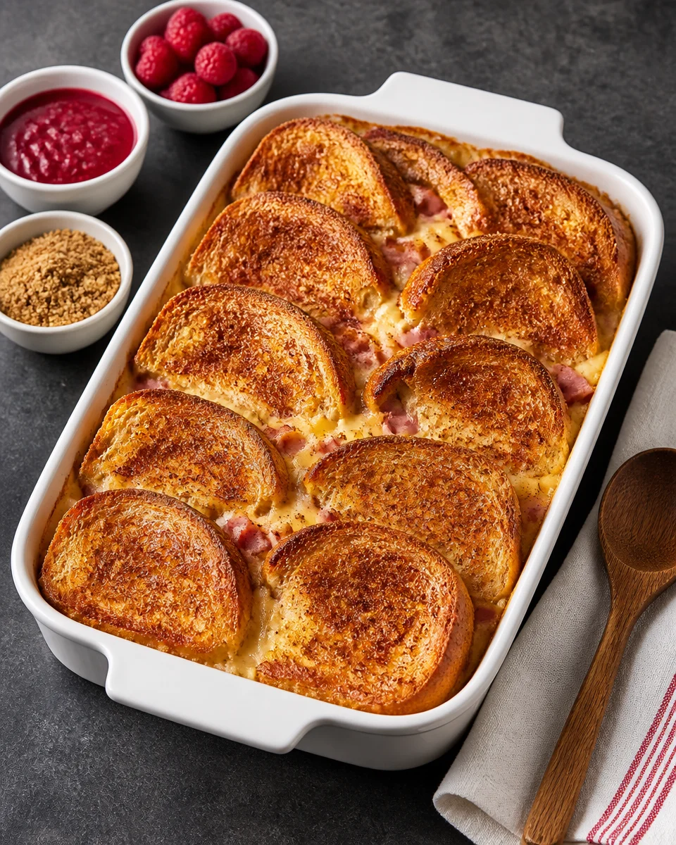 Monte Cristo Breakfast Casserole