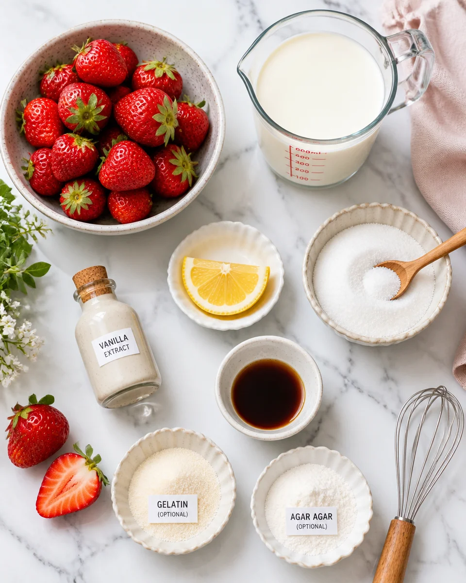 No-Bake Strawberry Mousse Cups