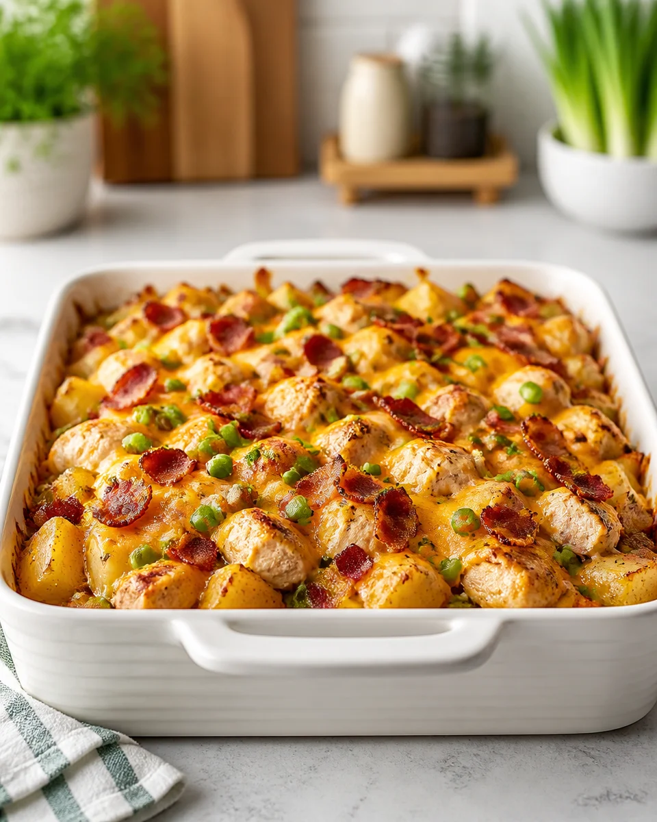 One Pan Bacon Ranch Chicken and Potatoes