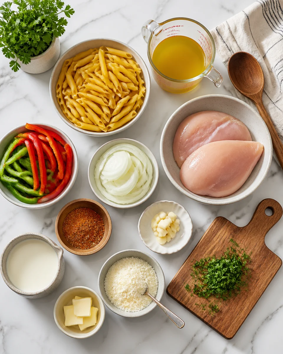 One Pan Cajun Chicken Pasta