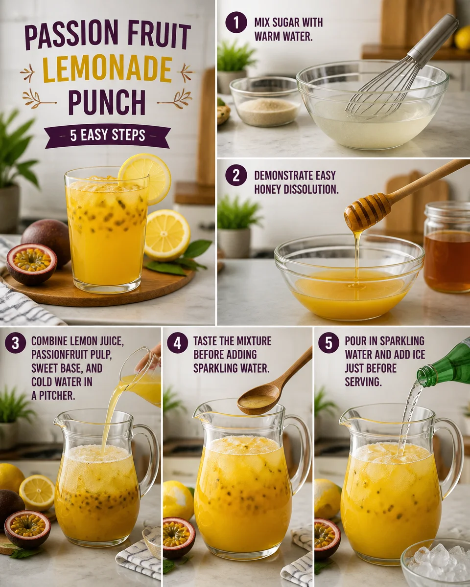 Passion Fruit Lemonade Punch