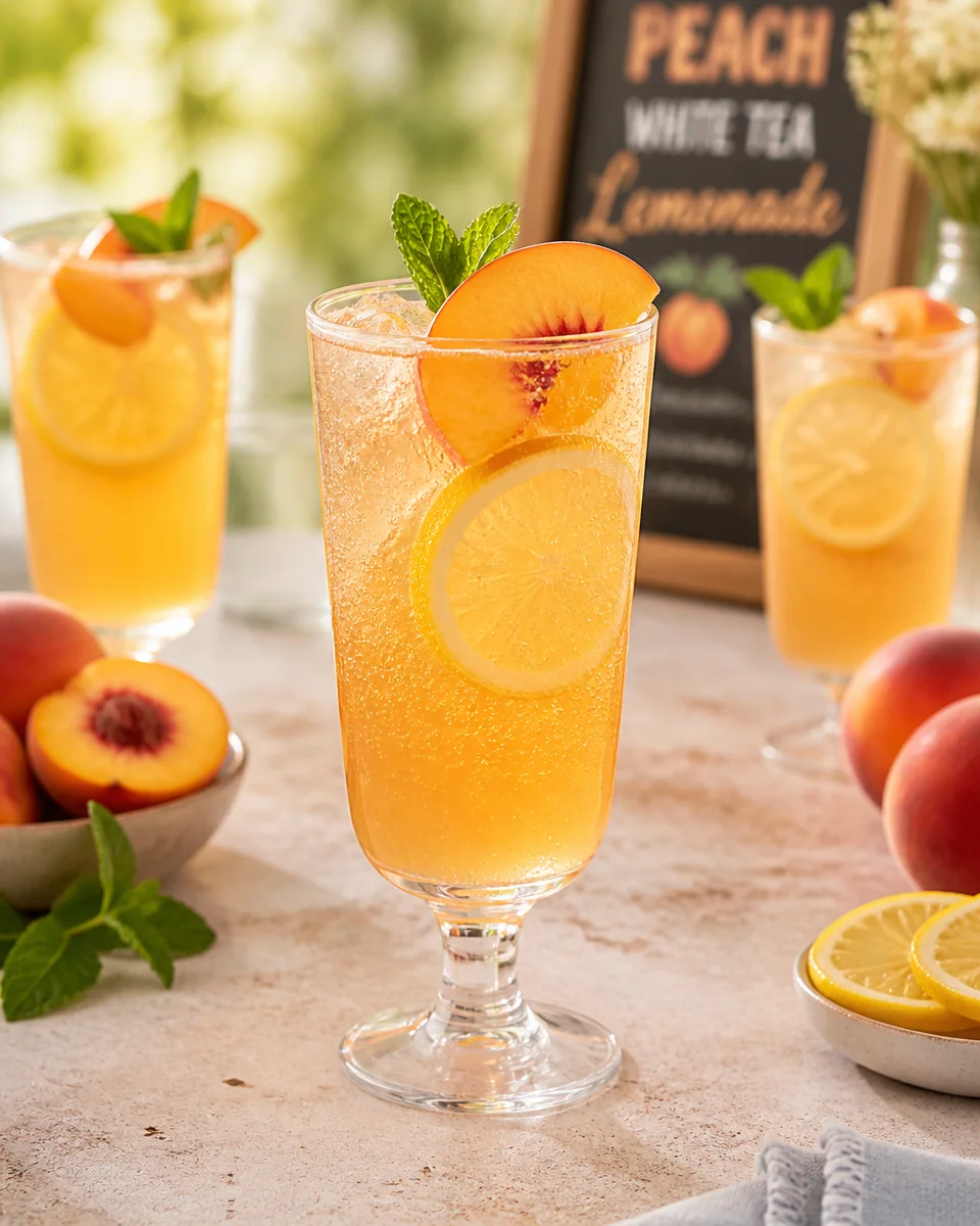Peach White Tea Lemonade