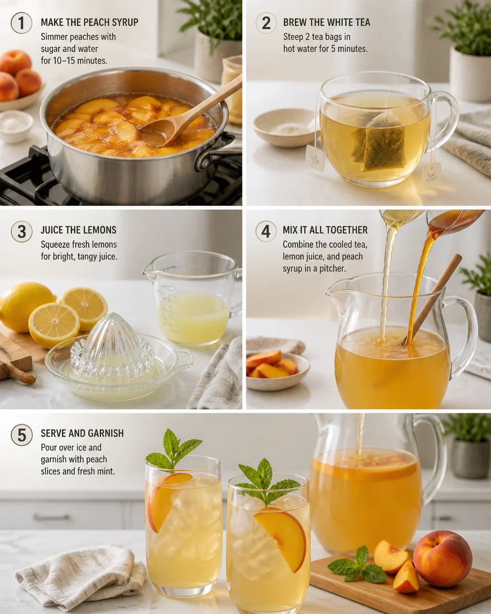 Peach White Tea Lemonade
