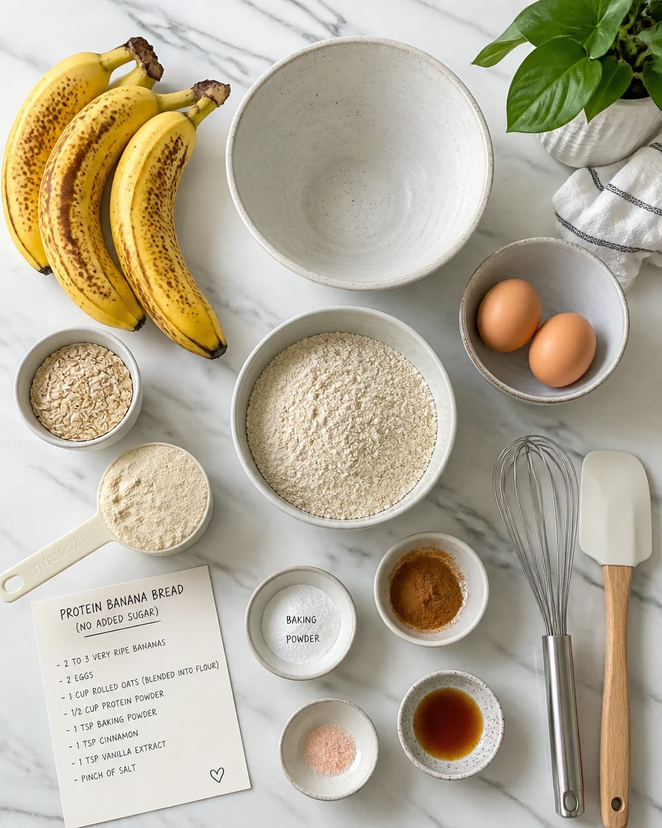Protein Banana Bread (No Added Sugar)