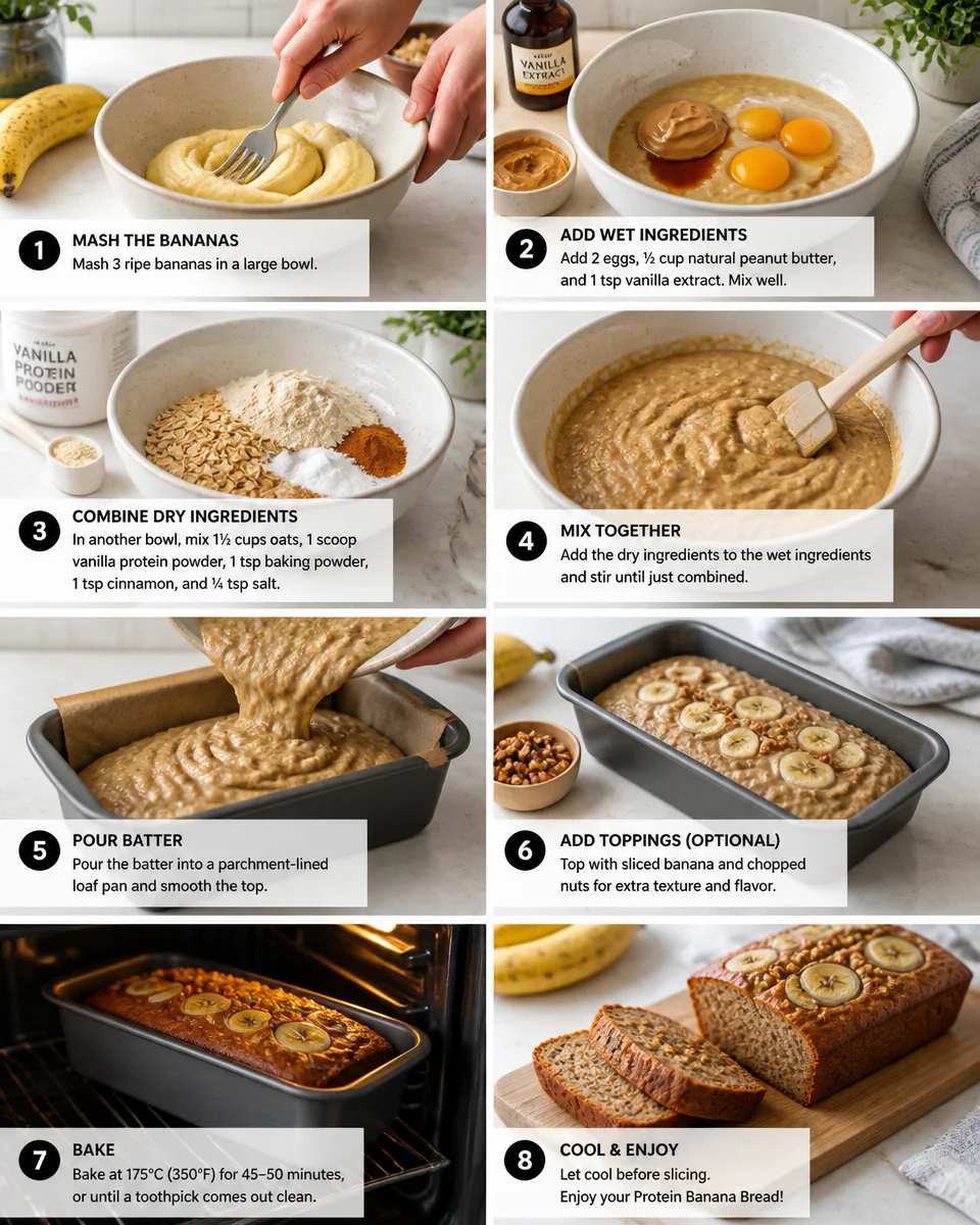 Protein Banana Bread (No Added Sugar)