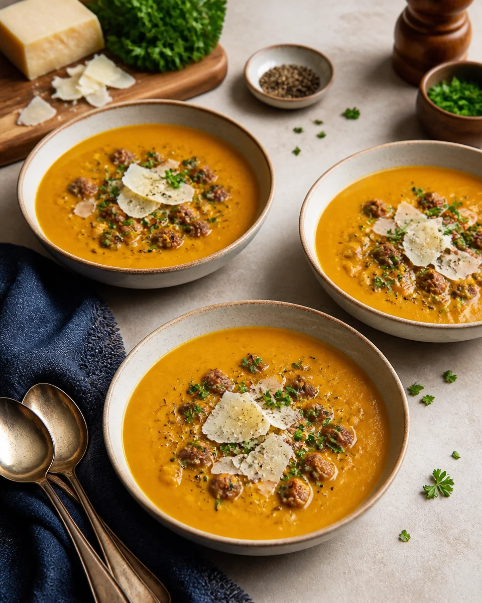 Pumpkin and Sausage Soup
