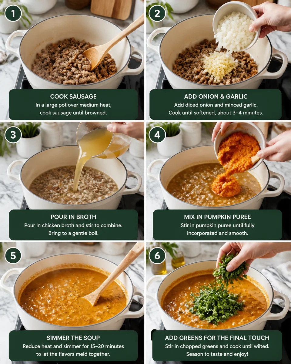 Pumpkin and Sausage Soup
