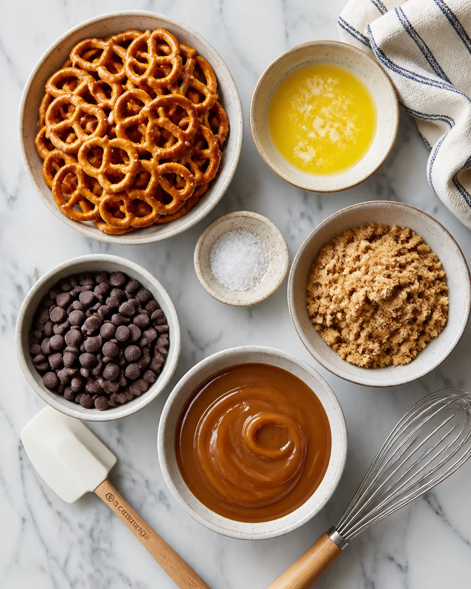 Salted Caramel Pretzel Bars