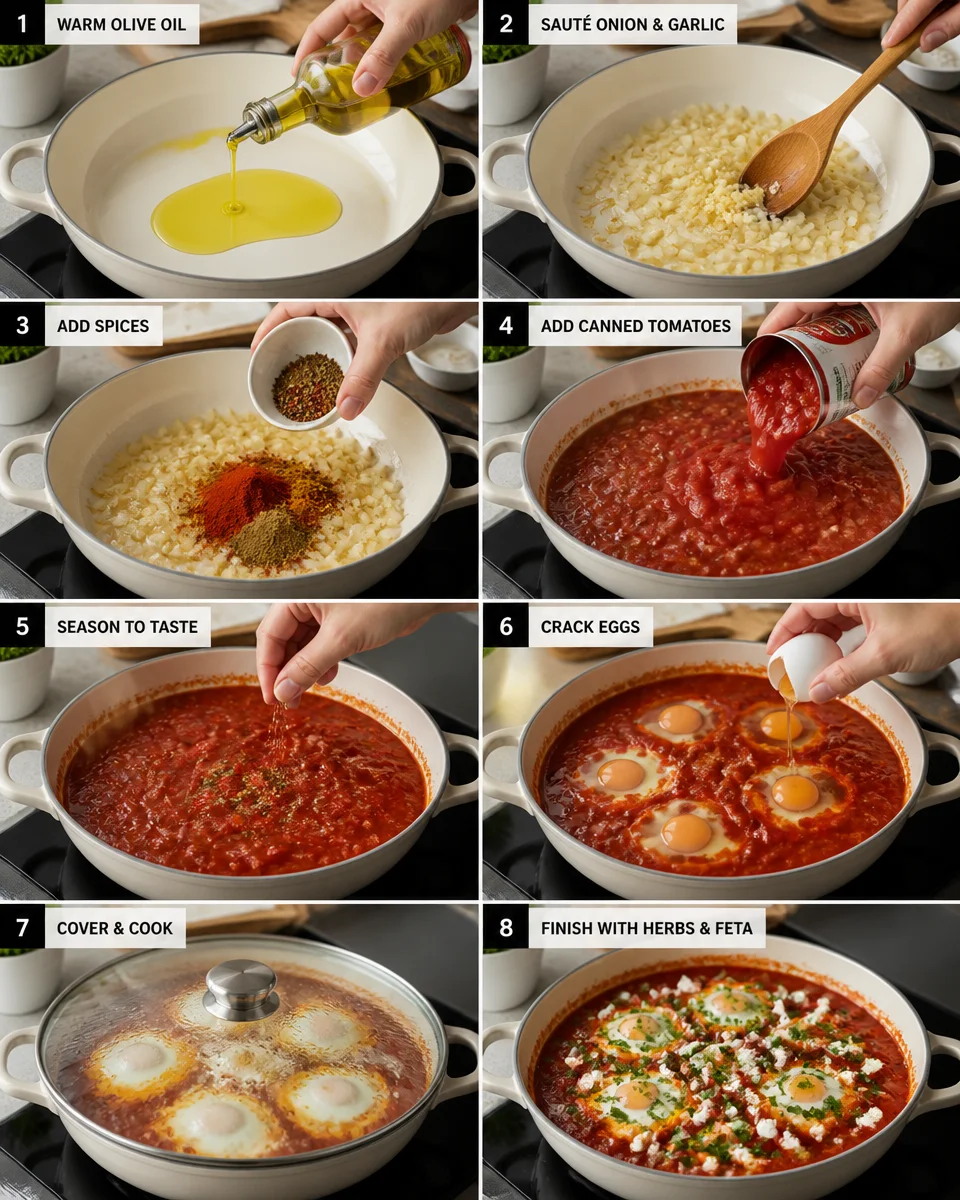 Shakshuka (Eggs in Tomato Sauce)