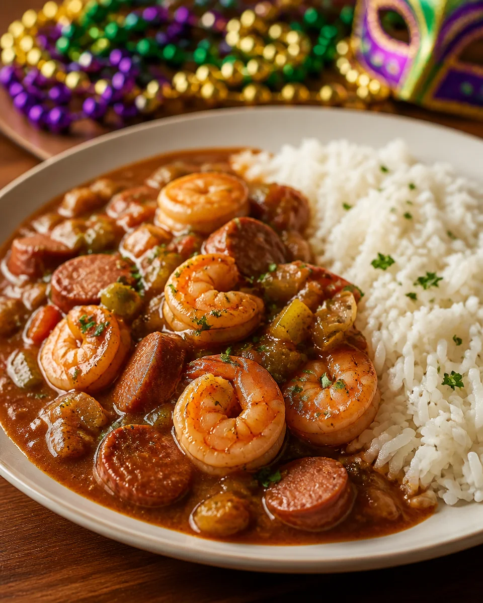 Shrimp and Sausage Etouffee
