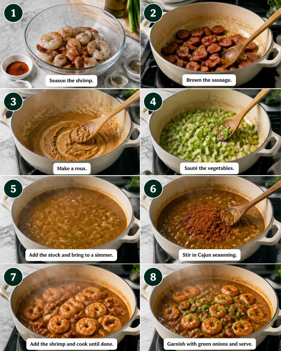 Shrimp and Sausage Etouffee