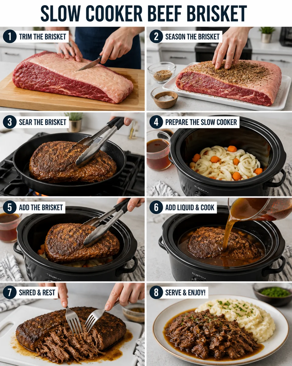 Slow Cooker Beef Brisket