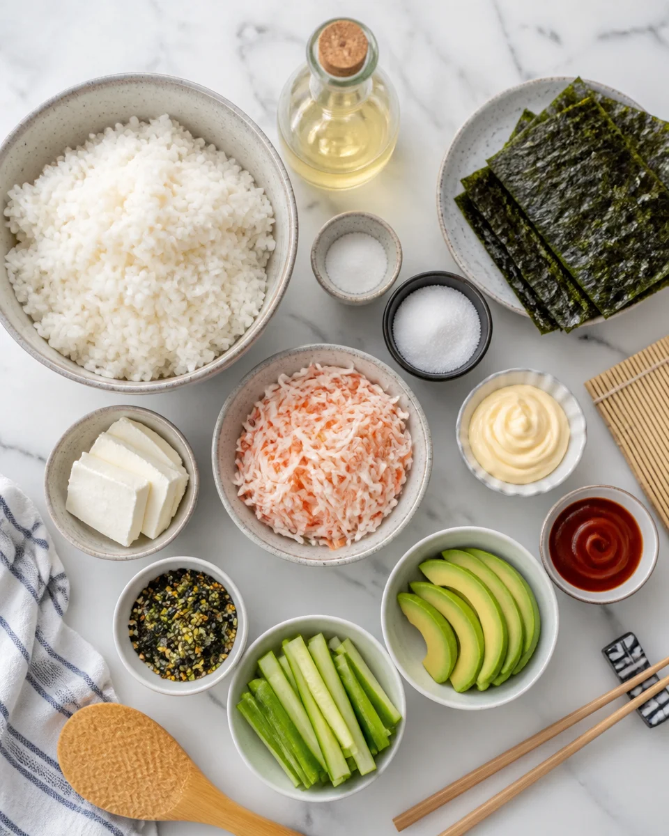 Sushi Bake (Crab and Spicy Mayo)