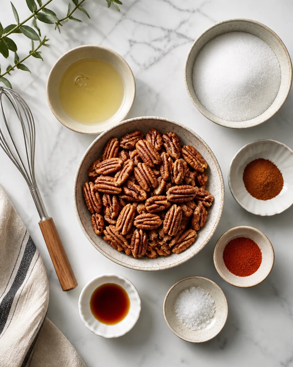 Sweet and Spicy Candied Pecans
