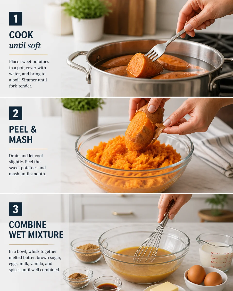 Sweet Potato Pie with Brown Sugar Crust