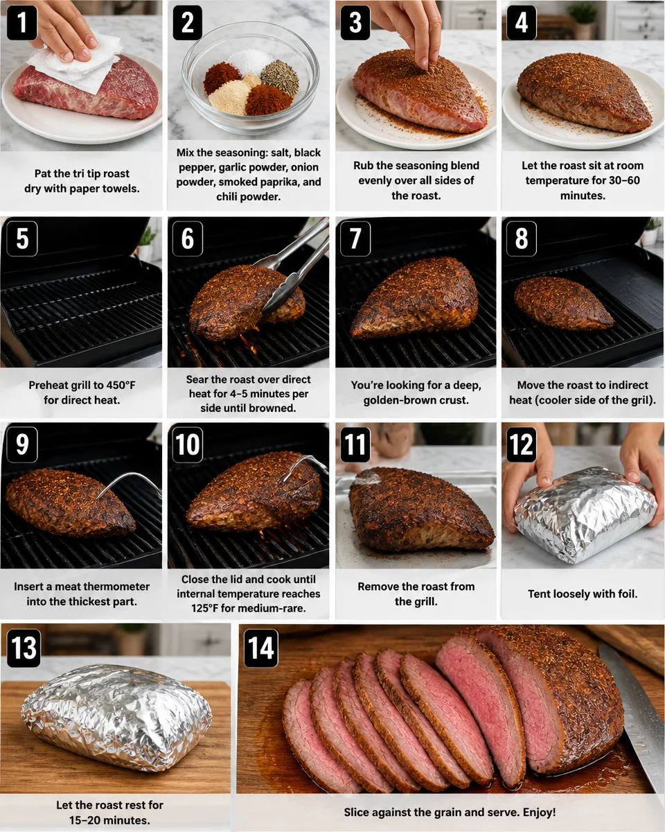 Tri Tip Roast (Oven or Grill)