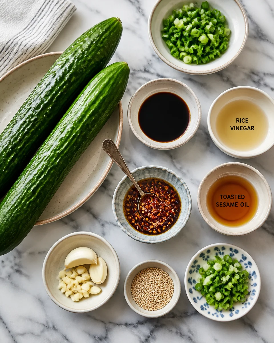 Viral Cucumber Salad (TikTok Recipe Everyone's Making!)
