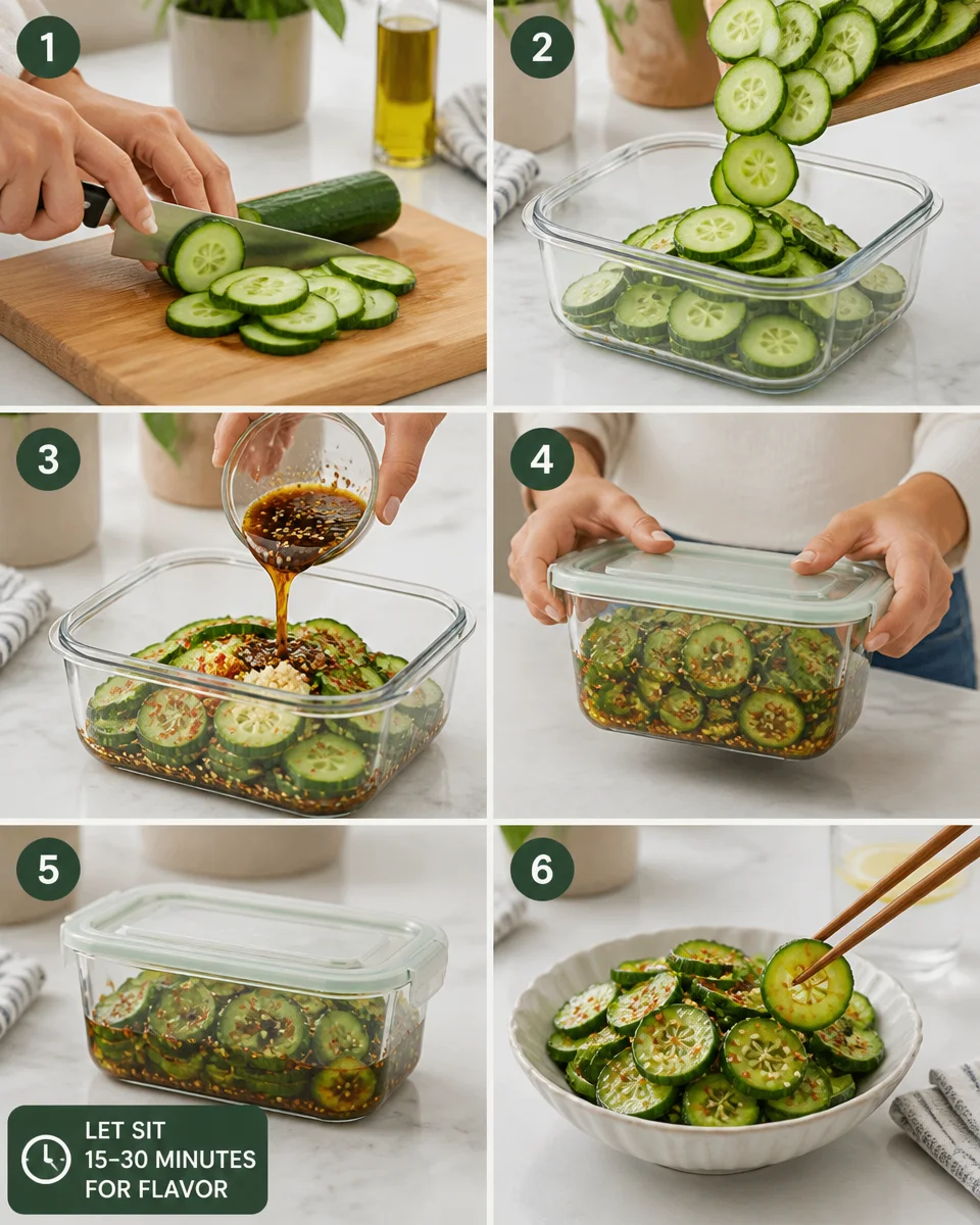 Viral Cucumber Salad (TikTok Recipe Everyone's Making!)