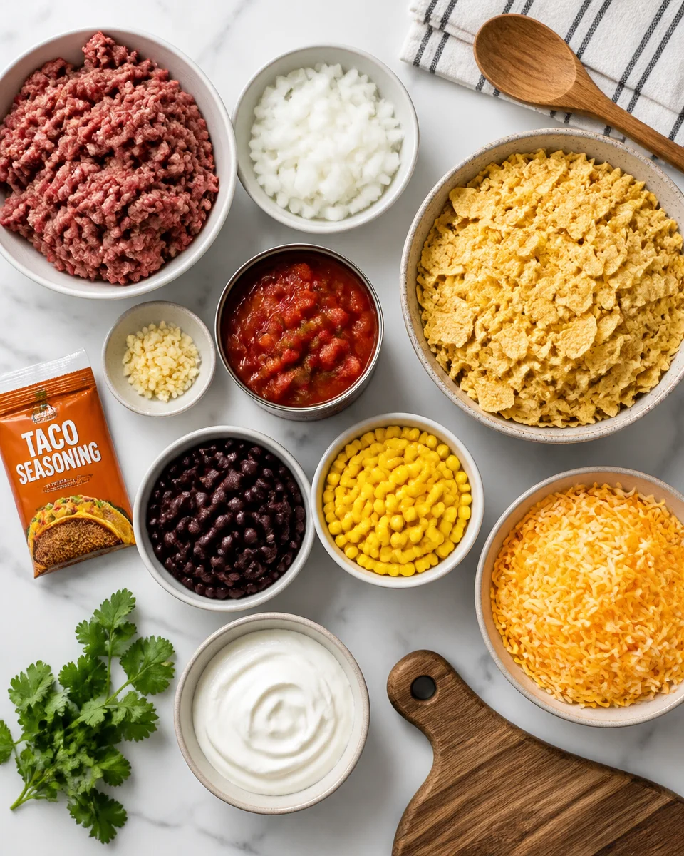 Walking Taco Casserole (Kids Love This!)