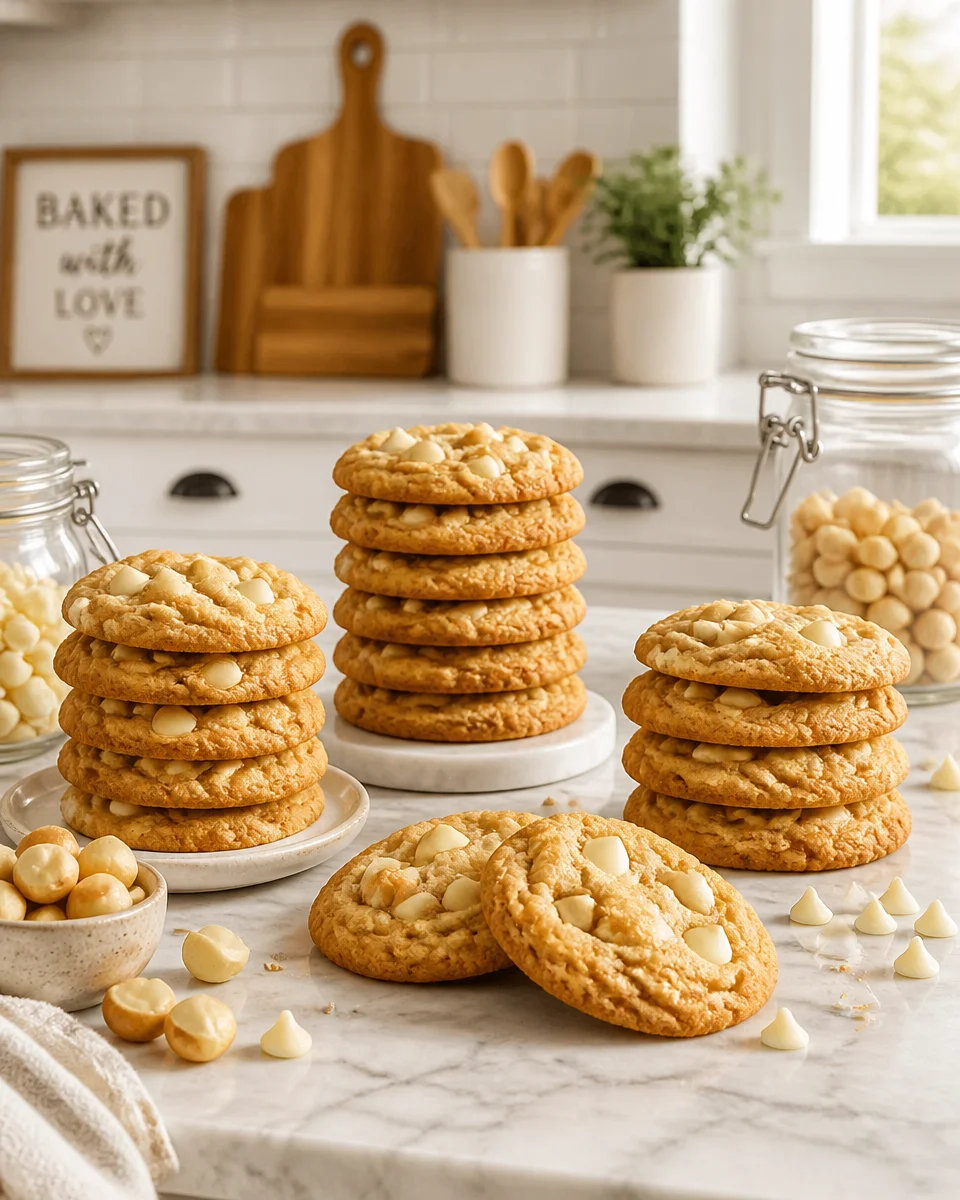 White Chocolate Macadamia Nut Cookies