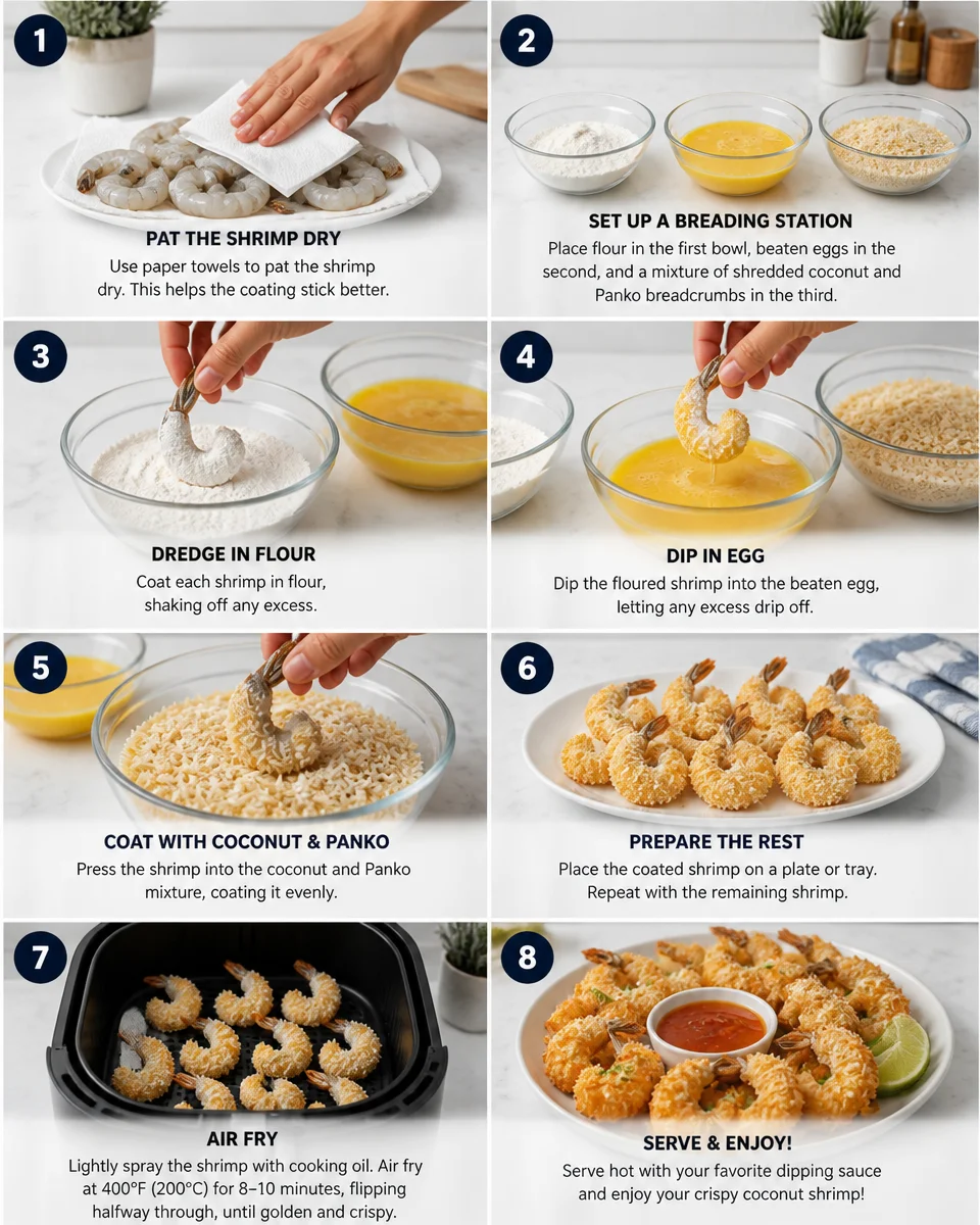 Air Fryer Coconut Shrimp