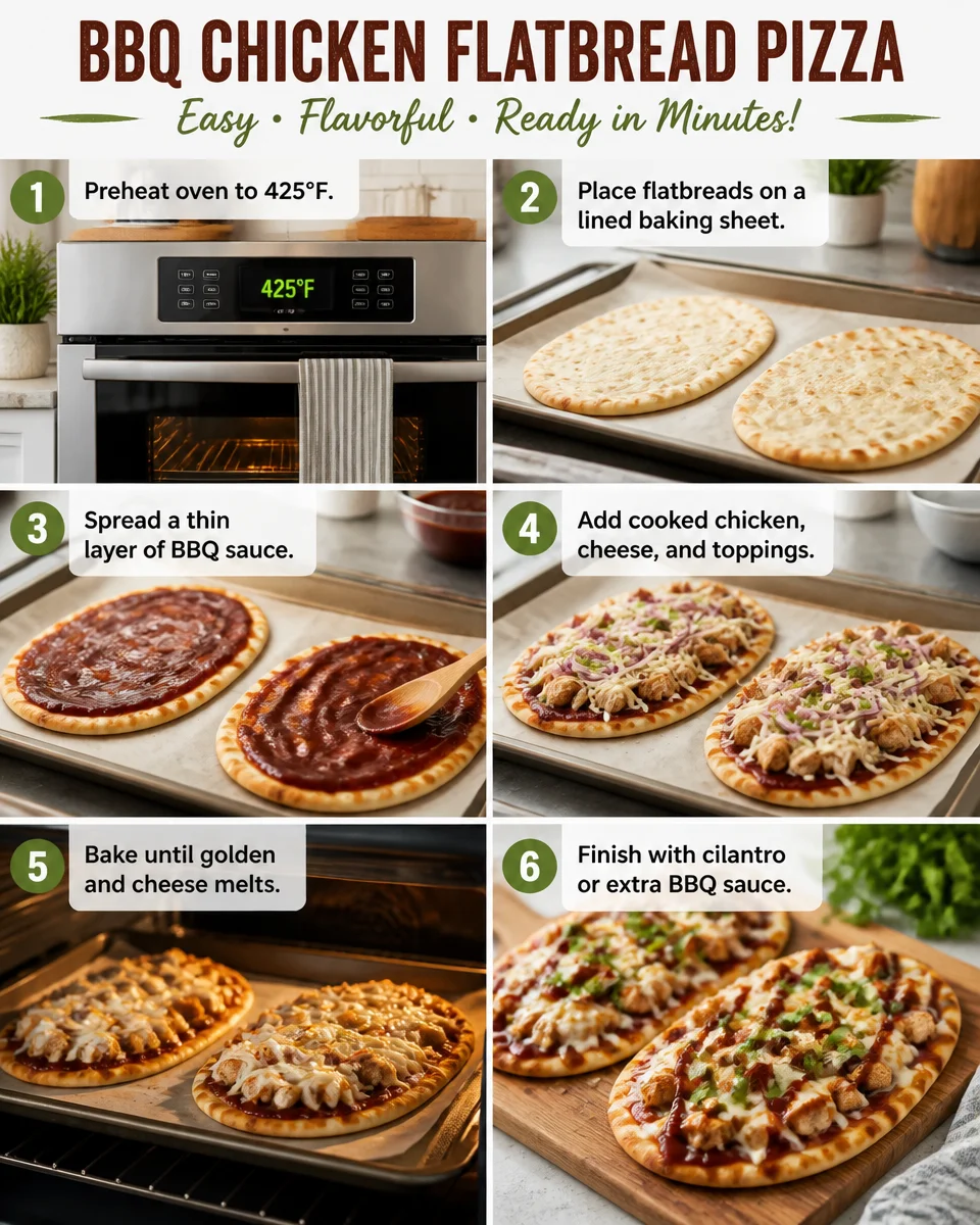 BBQ Chicken Flatbread Pizza