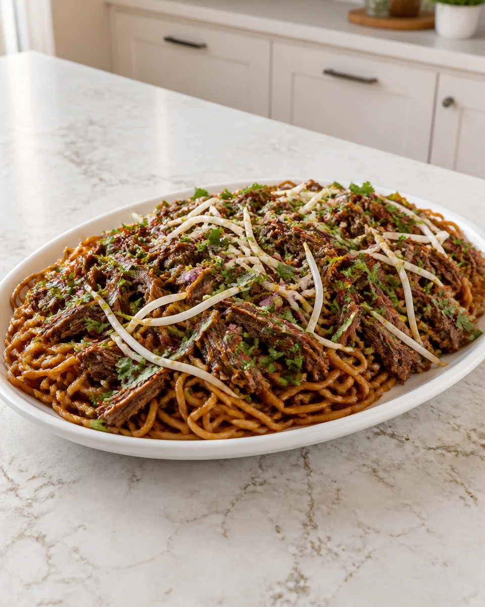 Birria Ramen (Beef Birria + Noodles)