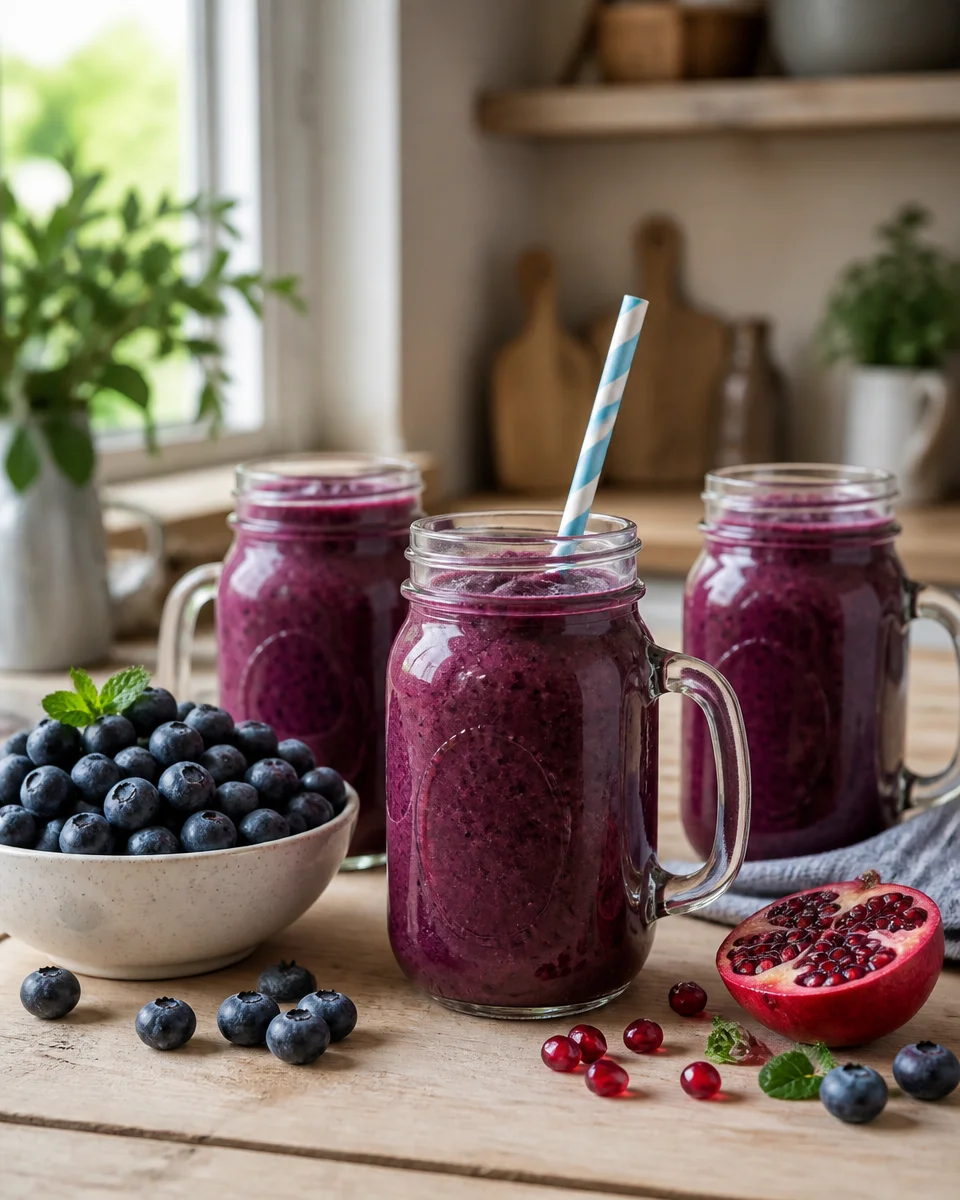 Blueberry Pomegranate Smoothie